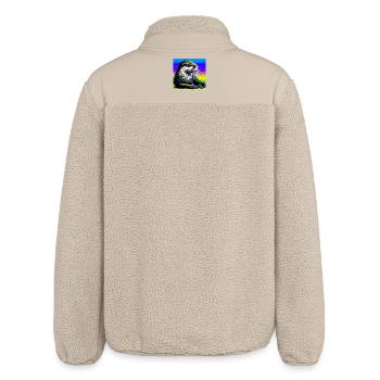 otter - Relaxed Fit Unisex Sherpa Jacket by Stanley/Stella - beige - Back