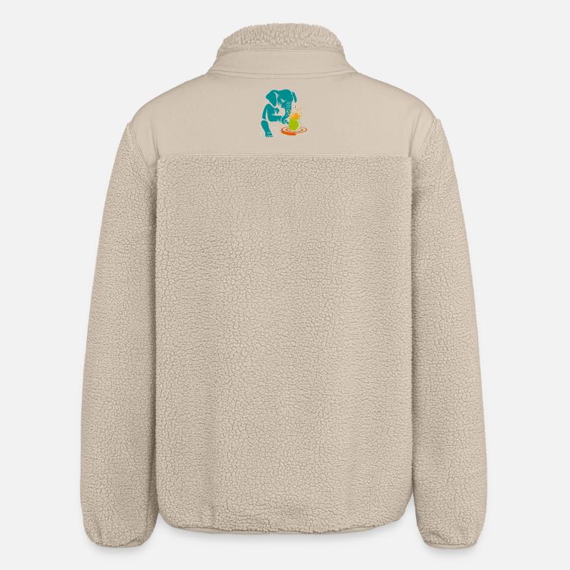 Trunk Master – Glaze Anarchy - Relaxed Fit Unisex Sherpajacke von Stanley/Stella - Beige
