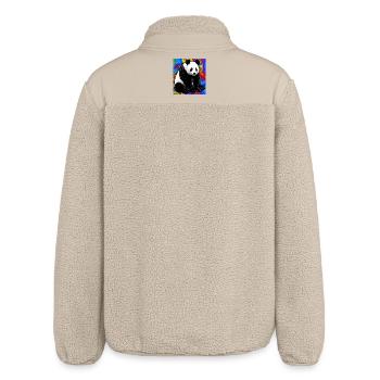 panda - Veste sherpa unisexe coupe décontractée Stanley/Stella - beige - Dos