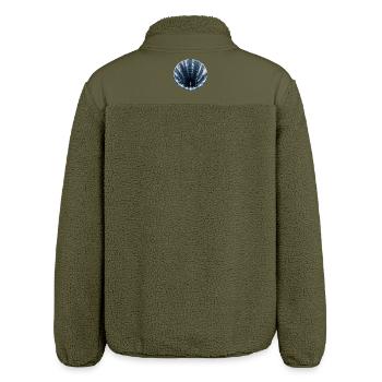 Steel tunnel with warrior - Relaxed Fit Unisex Sherpa Jacket by Stanley/Stella - khaki - Back