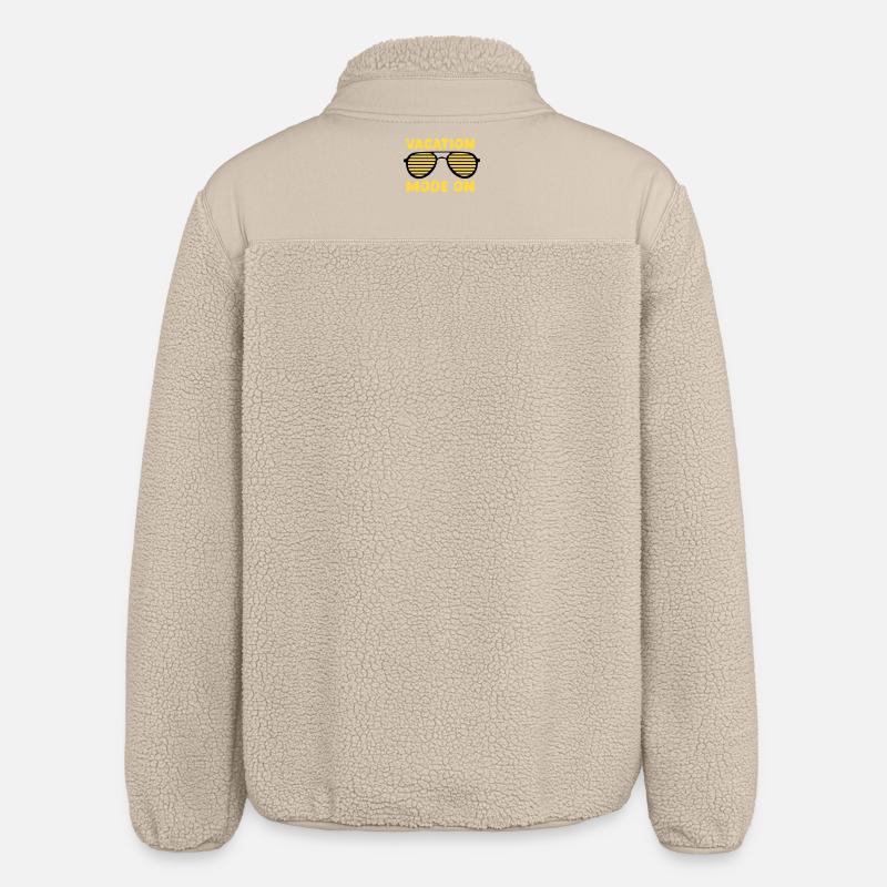 Mode vacances sur Retro - Veste sherpa unisexe coupe décontractée Stanley/Stella - beige