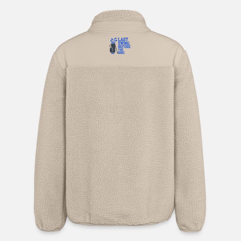 Last Swing Before The Ring - Relaxed Fit Unisex Sherpajacke von Stanley/Stella - Beige