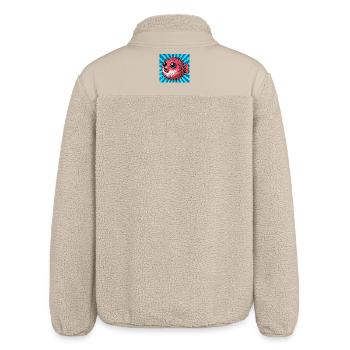 Kugelfisch - Relaxed Fit Unisex Sherpajacke von Stanley/Stella - Beige - Hinten