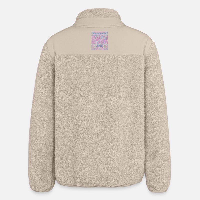 Ancienne vision de l’avenir - Veste sherpa unisexe coupe décontractée Stanley/Stella - beige