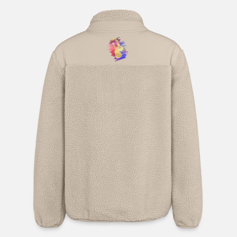 Gift for Jonas - Relaxed Fit Unisex Sherpa Jacket by Stanley/Stella - beige