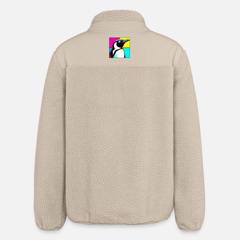 pingouin - Veste sherpa unisexe coupe décontractée Stanley/Stella - beige