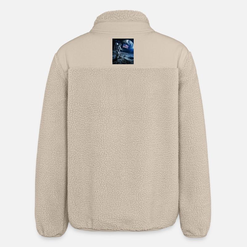 astronaute - Veste sherpa unisexe coupe décontractée Stanley/Stella - beige