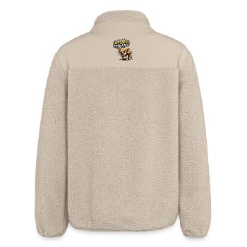 Nen scheiß muss ich Chihuahua - Relaxed Fit Unisex Sherpajacke von Stanley/Stella - Beige - Hinten