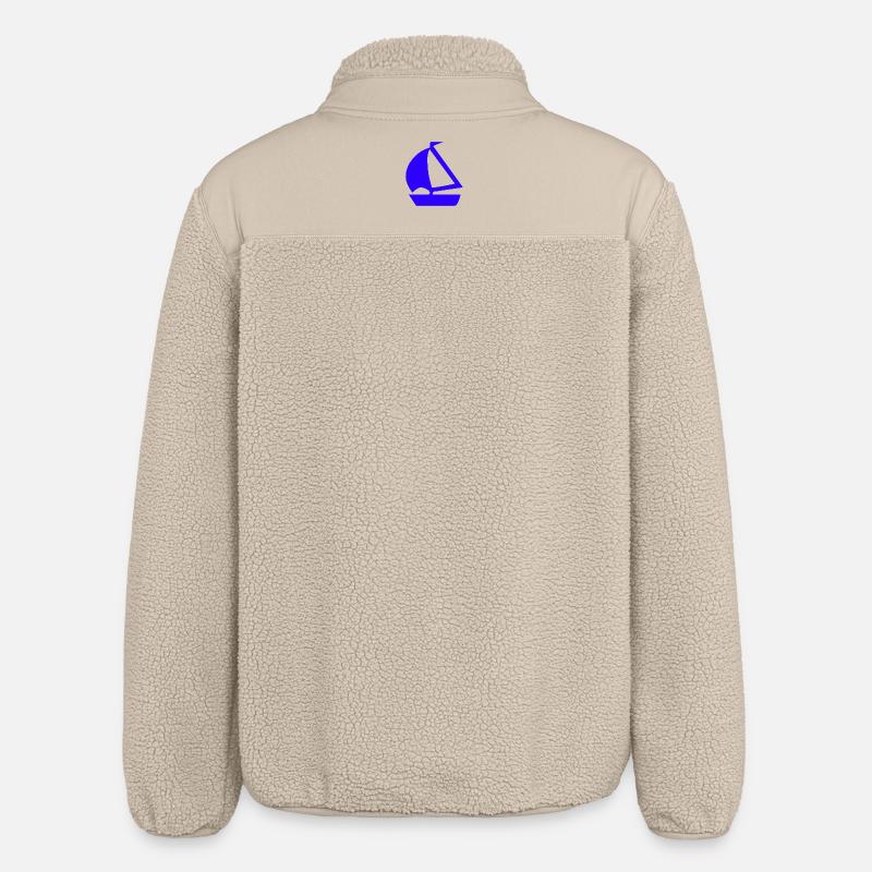 Voile - Veste sherpa unisexe coupe décontractée Stanley/Stella - beige