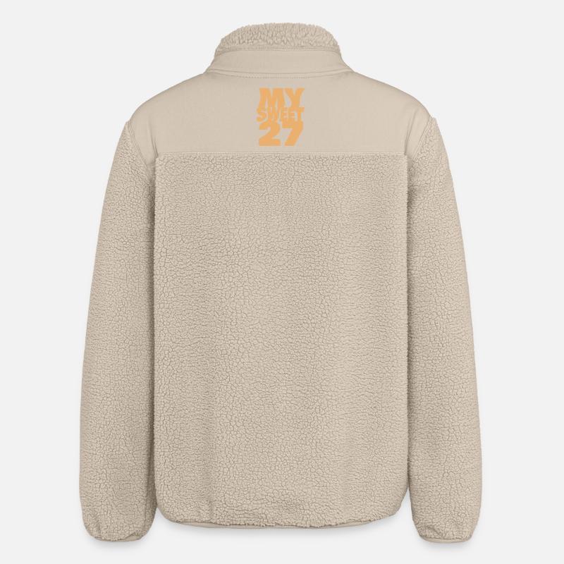 Suess 27 - Relaxed Fit Unisex Sherpa Jacket by Stanley/Stella - beige