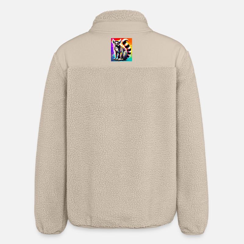 Lemur - Relaxed Fit Unisex Sherpa Jacket by Stanley/Stella - beige