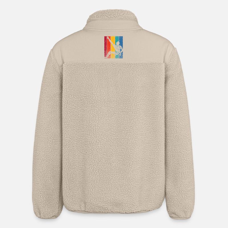 Bloc de bloc de Boulderer - Veste sherpa unisexe coupe décontractée Stanley/Stella - beige