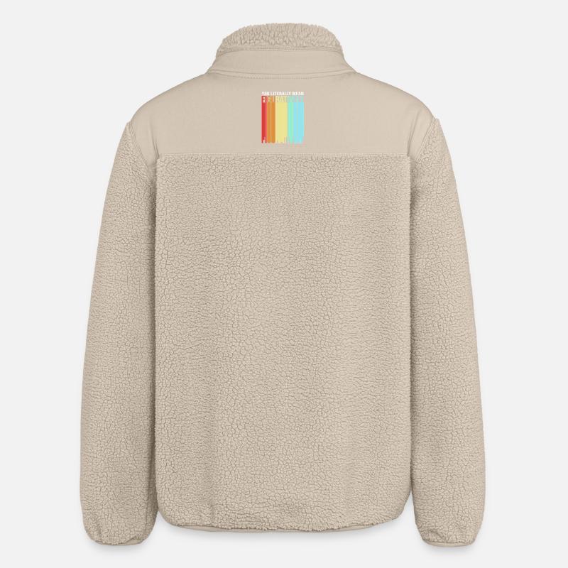 Grammatik - Relaxed Fit Unisex Sherpajacke von Stanley/Stella - Beige