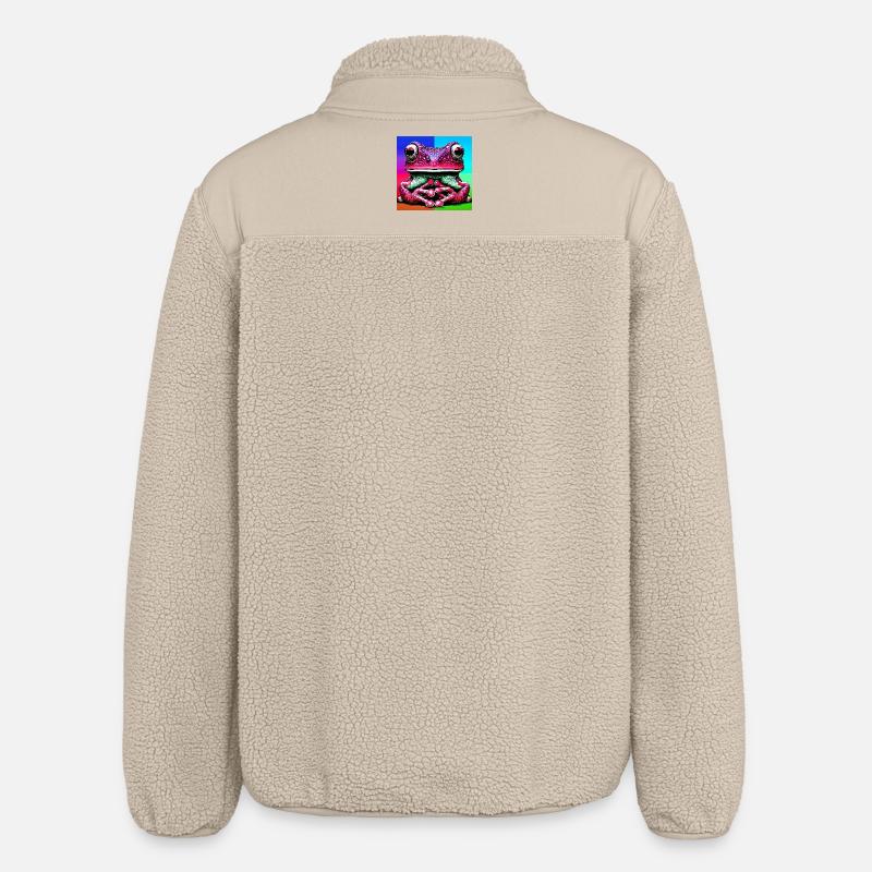 Frosch - Relaxed Fit Unisex Sherpajacke von Stanley/Stella - Beige