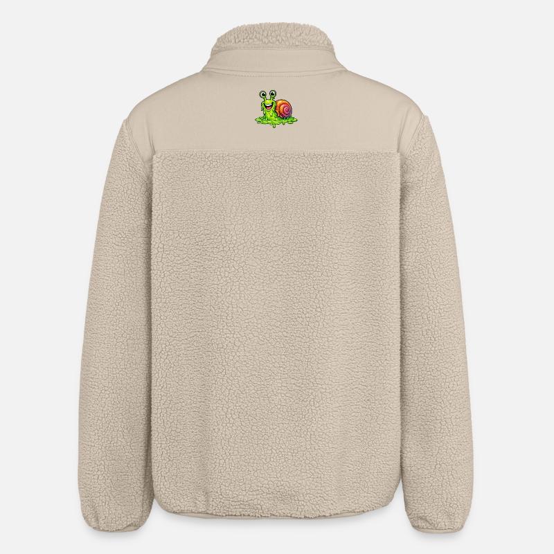 You make me slime - Relaxed Fit Unisex Sherpa Jacket by Stanley/Stella - beige