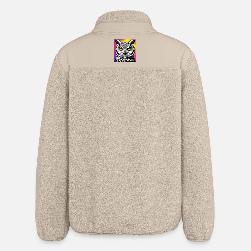 hibou - Veste sherpa unisexe coupe décontractée Stanley/Stella - beige