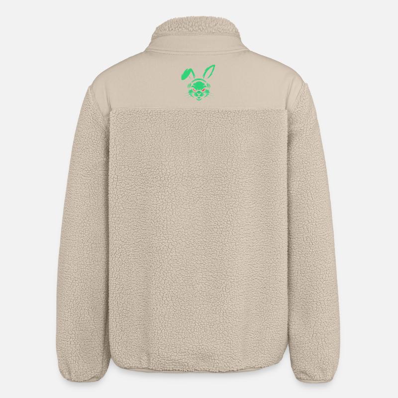 Neon  Beats - Relaxed Fit Unisex Sherpa Jacket by Stanley/Stella - beige