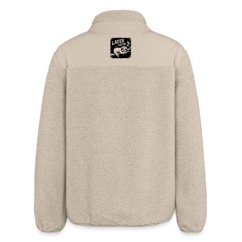 Lustiges Faultier - später vielleicht - Relaxed Fit Unisex Sherpajacke von Stanley/Stella - Beige - Hinten