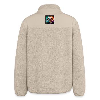 paresse - Veste sherpa unisexe coupe décontractée Stanley/Stella - beige - Dos