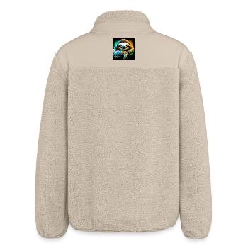 paresse - Veste sherpa unisexe coupe décontractée Stanley/Stella - beige - Dos