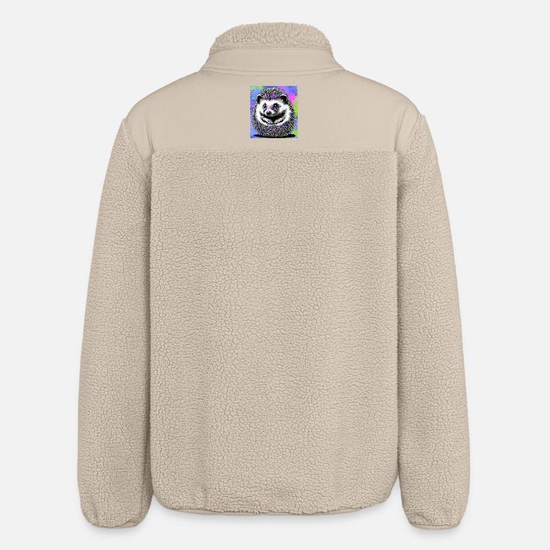 Igel - Relaxed Fit Unisex Sherpajacke von Stanley/Stella - Beige