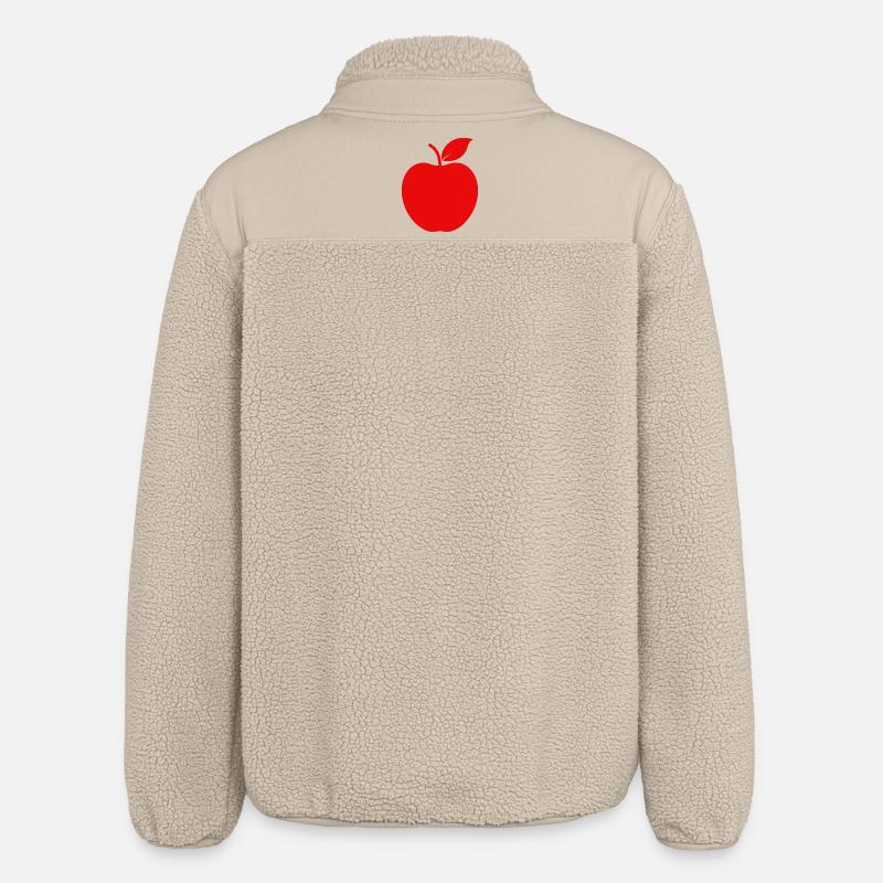 Pomme - Veste sherpa unisexe coupe décontractée Stanley/Stella - beige