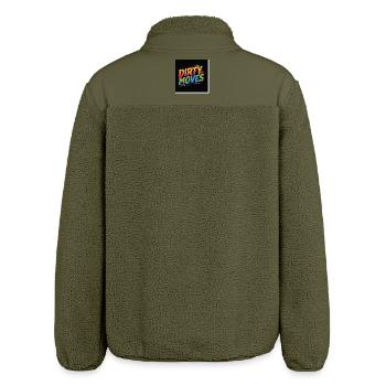 Schmutzige Moves - Relaxed Fit Unisex Sherpajacke von Stanley/Stella - Khaki - Hinten
