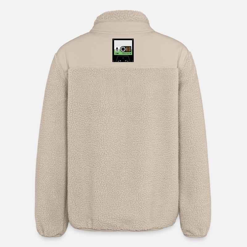 Cassette Minuscule - Veste sherpa unisexe coupe décontractée Stanley/Stella - beige