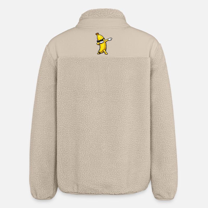 Tabbing de banane - Veste sherpa unisexe coupe décontractée Stanley/Stella - beige