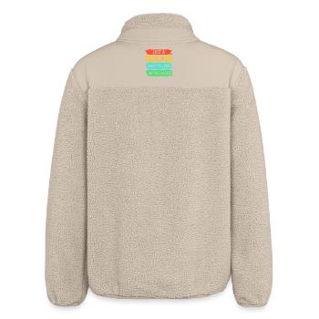 Employé de la semaine Employé du mois - Veste sherpa unisexe coupe décontractée Stanley/Stella - beige - Dos