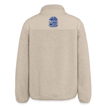 Nerd Feature Limitierte Edition - Relaxed Fit Unisex Sherpajacke von Stanley/Stella - Beige - Hinten