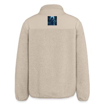 Lunas Strahlen – Göttin der Nacht und des Mondes - Relaxed Fit Unisex Sherpajacke von Stanley/Stella - Beige - Hinten