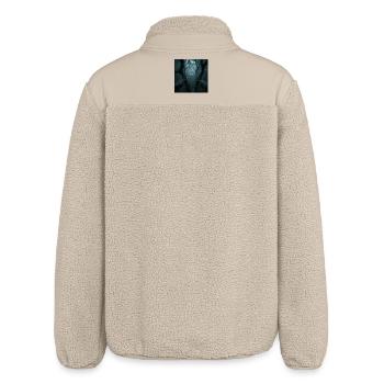 Auge in Auge mit Leszy – Herr des Waldes - Relaxed Fit Unisex Sherpajacke von Stanley/Stella - Beige - Hinten