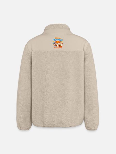 Kleiner Künstler im Kindergarten - Relaxed Fit Unisex Sherpajacke von Stanley/Stella - Beige