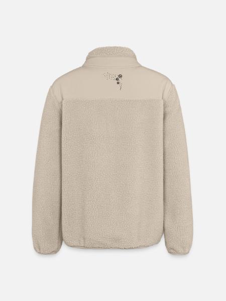 Dandelion Dandelion - Relaxed Fit Unisex Sherpa Jacket by Stanley/Stella - beige