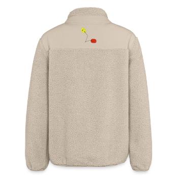 Charcoal Defibrillator - Paddels Polo Shirts - Relaxed Fit Unisex Sherpa Jacket by Stanley/Stella - beige - Back