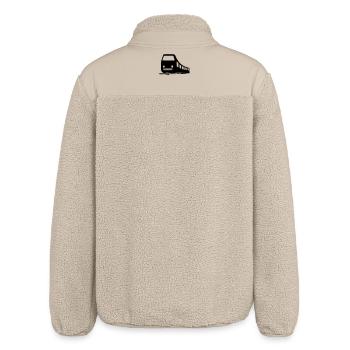 Train logo - Relaxed Fit Unisex Sherpa Jacket by Stanley/Stella - beige - Back