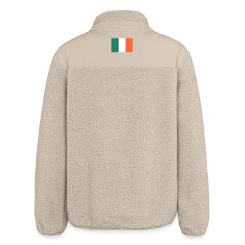 Show off your colors – Ireland - Relaxed Fit Unisex Sherpa Jacket by Stanley/Stella - beige - Back