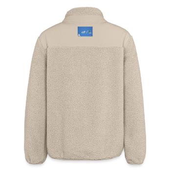 Cherry blossoms - Relaxed Fit Unisex Sherpa Jacket by Stanley/Stella - beige - Back