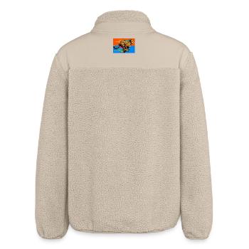 cheetah - Relaxed Fit Unisex Sherpa Jacket by Stanley/Stella - beige - Back