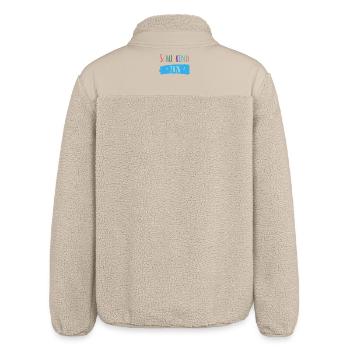 Schulkind 2026 - Relaxed Fit Unisex Sherpajacke von Stanley/Stella - Beige - Hinten