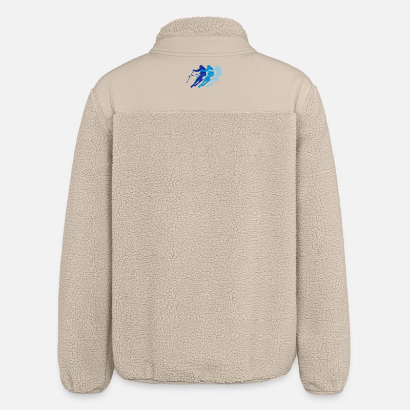 Ski - Veste sherpa unisexe coupe décontractée Stanley/Stella - beige