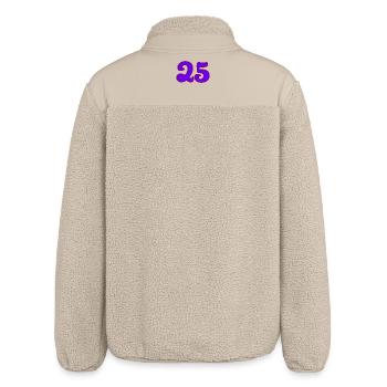 25. 25 YEARS. 25th ANNIVERSARY. 25 YEARS ANNIVERSARY. - Relaxed Fit Unisex Sherpa Jacket by Stanley/Stella - beige - Back