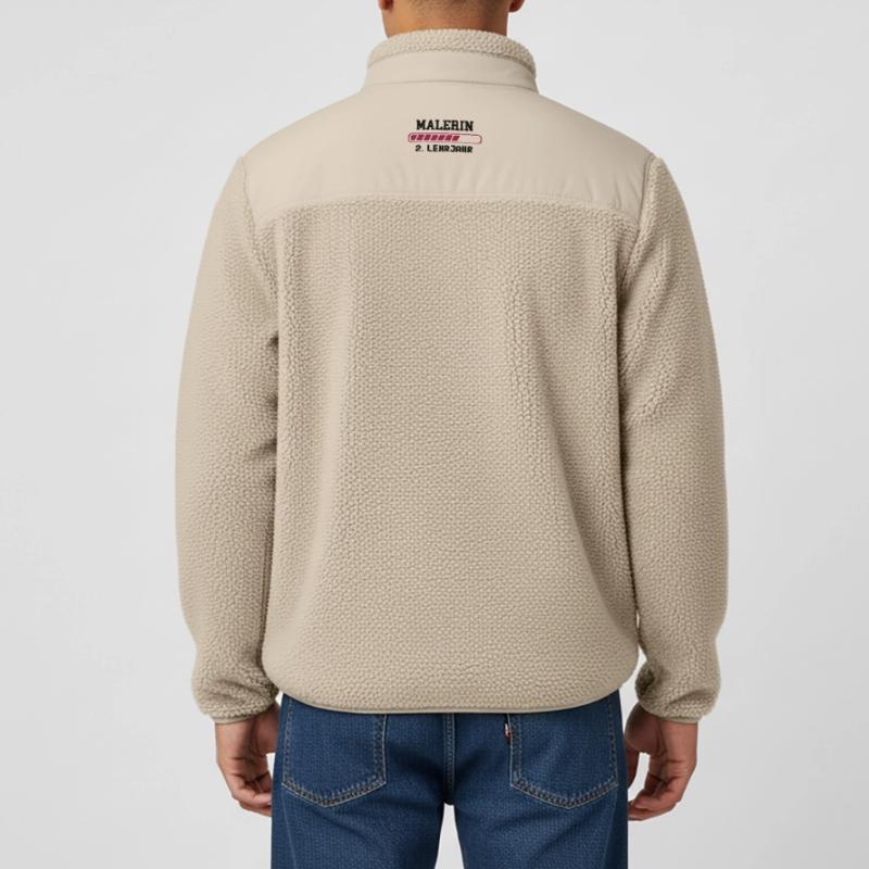 Painter training 2nd year apprenticeship Painter apprenticeship Painter Relaxed Fit Unisex Sherpa Jacket by Stanley/Stella