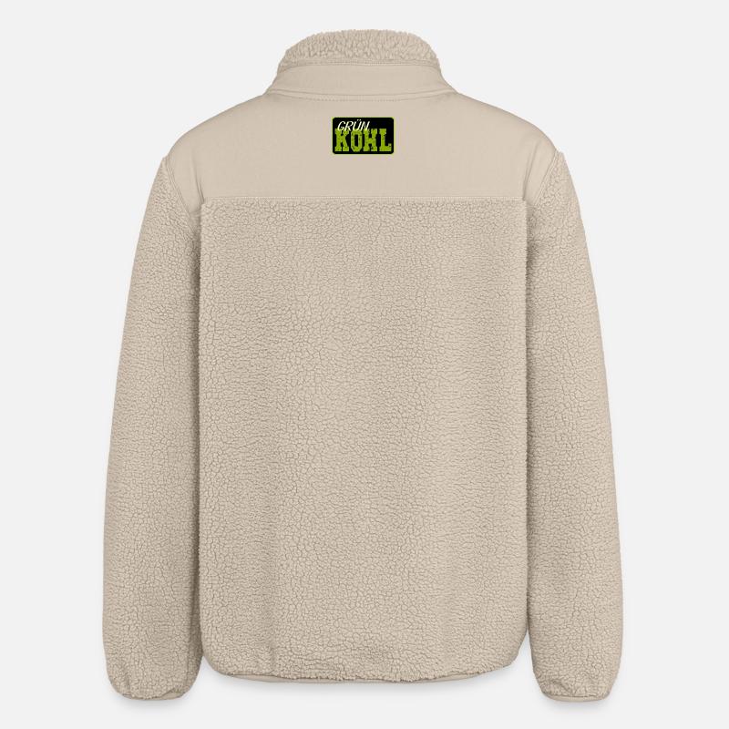 Chou kale - Veste sherpa unisexe coupe décontractée Stanley/Stella - beige
