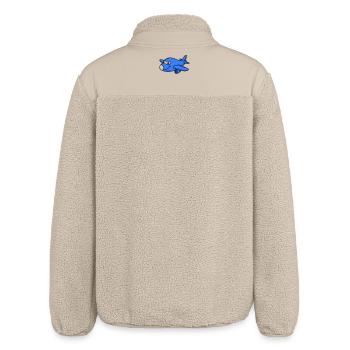 Airplane Kids - Relaxed Fit Unisex Sherpa Jacket by Stanley/Stella - beige - Back