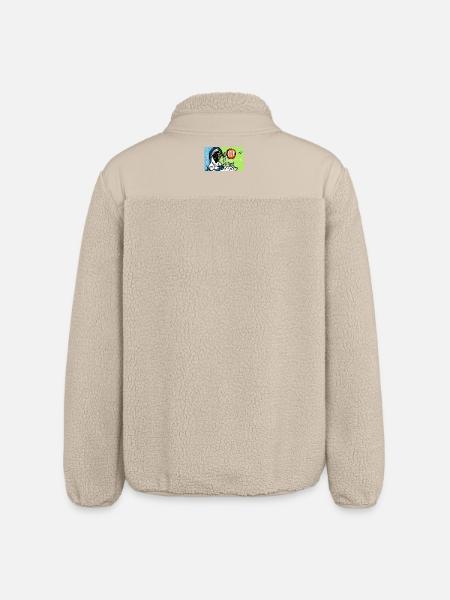 Anonymus le conteur - Veste sherpa unisexe coupe décontractée Stanley/Stella - beige