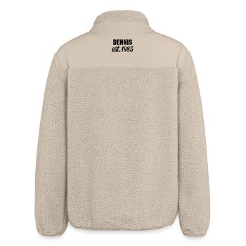 Dennis est 1985 - Relaxed Fit Unisex Sherpajacke von Stanley/Stella - Beige - Hinten