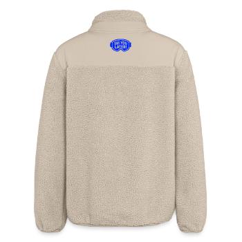 Skibrille – Ski You Later! - Relaxed Fit Unisex Sherpajacke von Stanley/Stella - Beige - Hinten