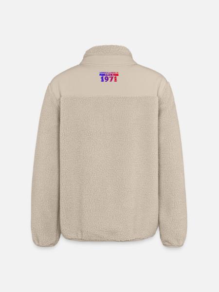 55e anniversaire Édition limitée 07/1971 - Veste sherpa unisexe coupe décontractée Stanley/Stella - beige